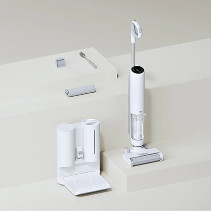 XIAOMI MIJIA Wireless High Temperature Scrubber Smart Vacuum Cleaner Auto Self Cleaning Household Washing Mopping Floor Machines