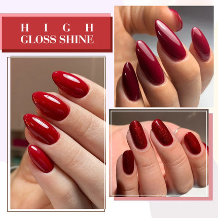 6pcs/kit CANNI TPO FREE HEMA FREE Halloween Nails Color Set Dark Red Semi Permanent Soak off UV LED Gel Varnish Christmas Gift