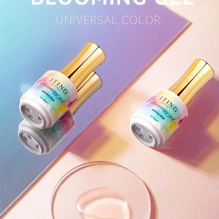 JTING 1pc Nail Polish Blooming Gel Top Coat Nails Clear Bloom Gel nail Polish Uv Semi-permanent varnish Gradient Effect Nail Gel