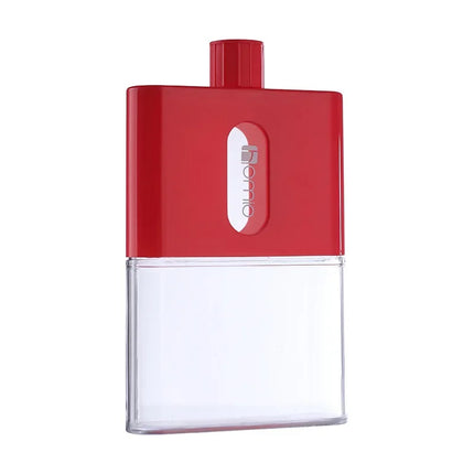 BPA FREE Travel Plastic Flat Water Bottle 500ml A6 A5 Paper Water Bottle Outdoor Flat Bottle Portable Pad Drink Bottles Flask