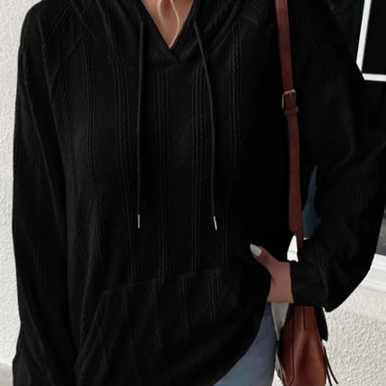 2024 Autumn And Winter Fashion New Ladies Leisure Jacquard Large Size Loose Hooded Sweater