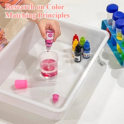 Liquid Colorant 10ML Food Grade Liquid Pigments 8 Colors for Student Science Experiment Handmade DIY Tie Dyeing