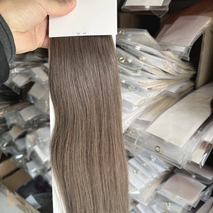 ZZHAIR 100% Human Hair Extensions 16"-26" Machine Made Remy Hair Weft Weaving 100g/Pcs Straight Natural Silk Non-clips
