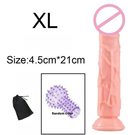 Wearable Realistic Dildo Skin Sex Toys for Female Masturbator with Strong Suction Cup G Spot Big Penis Anal Adult Sex Product 18