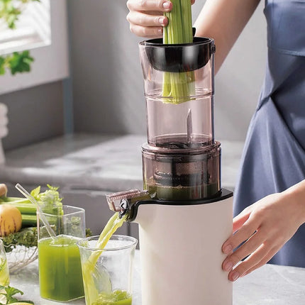 2026 New Upgrade 200W Electric Slow Juicer Automatic Large Caliber Original Juicer Orange Celery Juicer Residue Juice Separation
