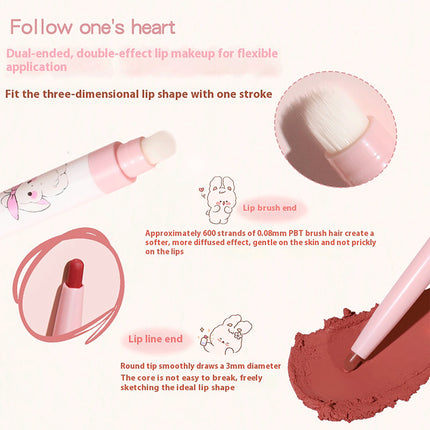 NOVO Waterproof lip liner with a matte finish Easy to apply, long-lasting and smudge-proof Defines full lips
