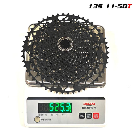 GOLDIX Ultralight MTB Cassette Freewheel k7 9/10/11/12/13 Speed HG Structure Sprocket Carbon Steel Material for Mountain Bike