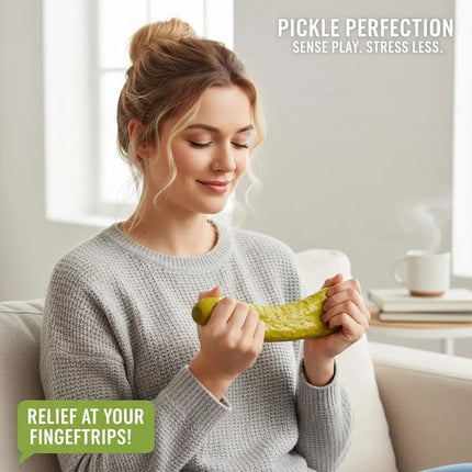 Artificial Pickled Cucumber Squishy Fidget Adult Slow Rebound Decompression Toy Carrots Bananas Soft Stress Relief Squeeze Toy
