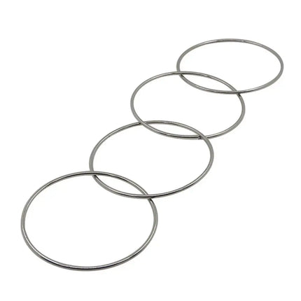 4pcs Magic Toy Metal Rings Classic Linking Iron Hoops Fun Magic Trick Playing Props Toys Tools Close-up Magic Tools Supplies