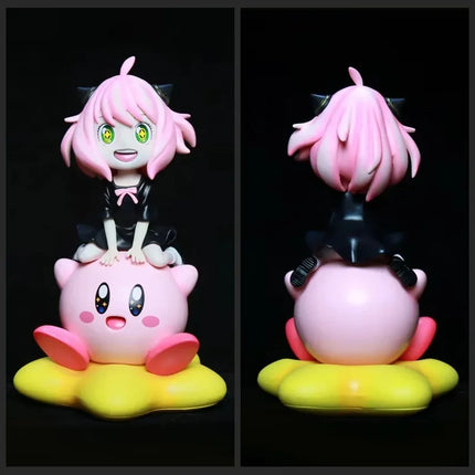 Spy×Family Anya Forger 19cm Anime Action Figure Pvc Collectible Desk Decoration Kirby Figurine Custom Toy Gift For Birthday