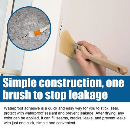 30/100/300g Waterproof Coating Invisible Paste Sealant Polyurethane Glue With Brush Adhesive Repair Glue For Home Roof Bathroom