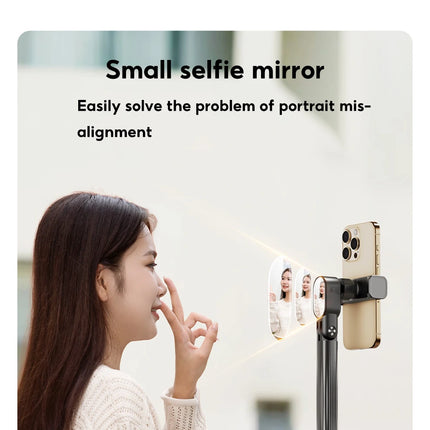 MoZhao Phone Stand Overhead Shooting Tripod Fill Light Floor-standing Telescopic Outdoor Live Photo Video Universal Camera Stand