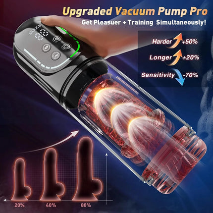 Automatic Telescopic Rotation Masturbator Cup Vagina Masturbation Blowjob Adults Sex Toys for Men Male Piston Mastubator