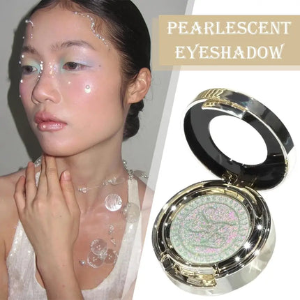 4Colors Galaxy Chameleon Monochrome Eye Shadow Flash Long-Lasting Spotflash Highlight Eyeshadow Pearlescent Silky