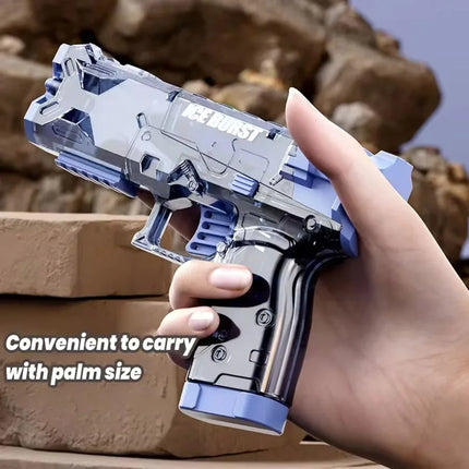 Portable Children Water Gun Manual Ice Burst Automatic Reloading Waterguns Summer Outdoor Pool Garden Fight Games Toys for Kids
