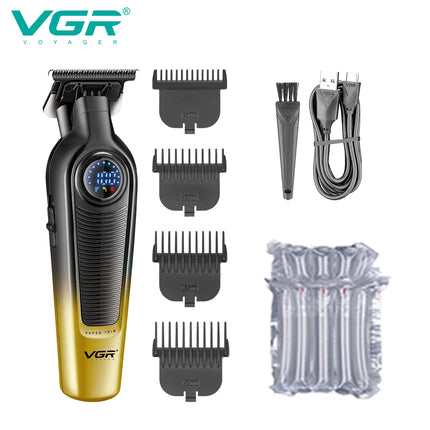 VGR V-996 Cordless Trimmer Electric Hair Clipper Rechargeable Haircut Barber Professional Trimmer for Men Hair Cutting Machine