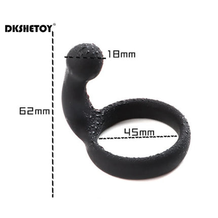 Erection Prostate Massage Silicone Penis Ring Sex Toys For Men Delay Ejaculation Penis Ring Enlarger For Couples Adult Supplies