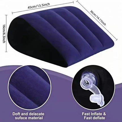 Inflatable Pillow Sex Love Pad Couple Room Fun Position Alternative Toy Adult Products Passion Adjustable Washable Cushion