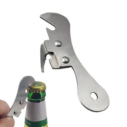Beer Bottle Opener Manual Stainless Steel Bottle Opener Kitchen  Gadget Portable Can Opener Multifunctional Bottle Opener
