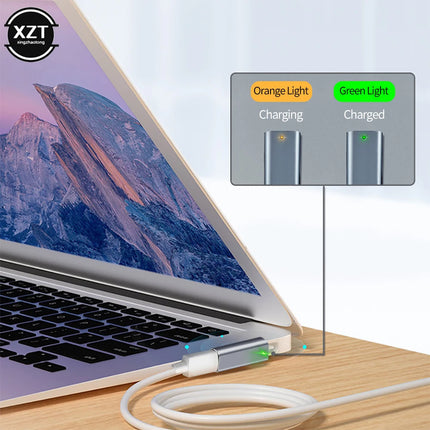 NEW Quality Magnetic USB C Adapter Type C to Magsaf* 2 /DC5521 to magsaf1 Connector PD Quick Charge Adapter For MacBook Air/Pro