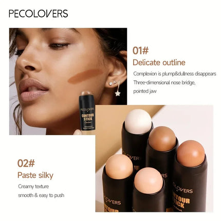 Highlighting Bronzer Stick Face Brightening Blusher Rouge Concealer Pen Long Lasting Corrector Nose Shadow Contouring Cosmetics
