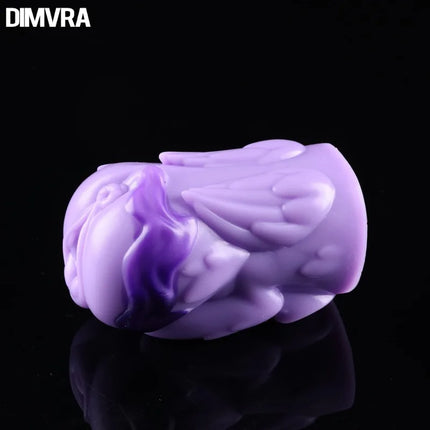 DIMVRA Purple Horse Furry Airplane Cup Adult Sex Toy Cute Sexy Animal Vaginal Masturbation Cup for Sensual Play
