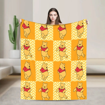 W-Winnies the P-Pooh Blanket Quality Comfortable  Throw Blanket Spring Travel Car Sofa Home Novelty Bedspread