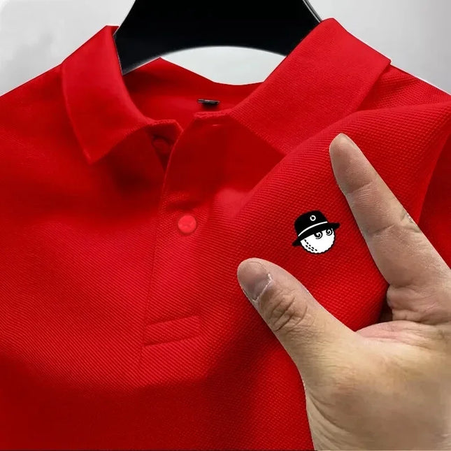 2026 Summer Men's Golf Casual Polo Shirt Business Casual Luxury Polo Shirt High-Quality Brand Men's Short-Sleeve Polo