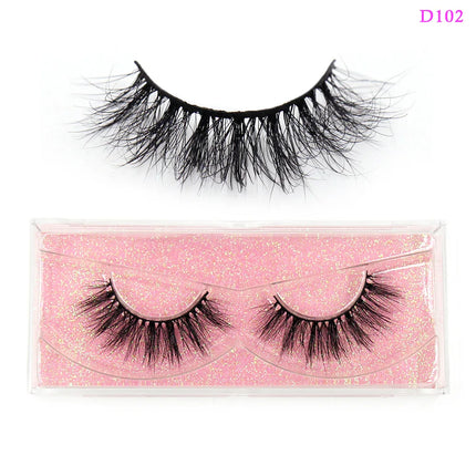 LEHUAMAO Eyelashes 3D Mink Lashes natural mink lashes for daily wear soft lashes Eyelash extension real Eyelash for makeup D103