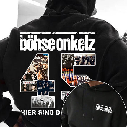Böhse Onkelz Printed Hoodies Vintage 90s Bohse Onkelz Heavy Rock Hoodies Oversized Women Men Pullover Hoodies Streetwear Hoodies