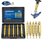 5pcs titanium plated