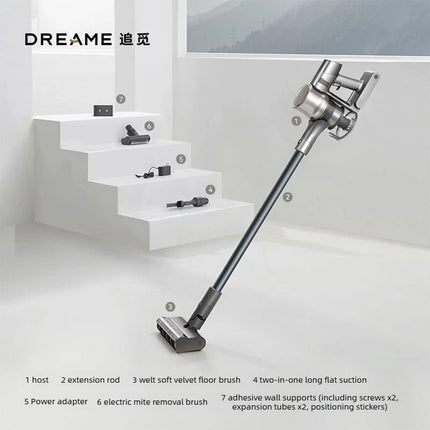 Dreame  V16 Member Wireless Vacuum Cleaner Green Light Show Dust /210AW Strong Suction 99.9% Remove Mites Rate