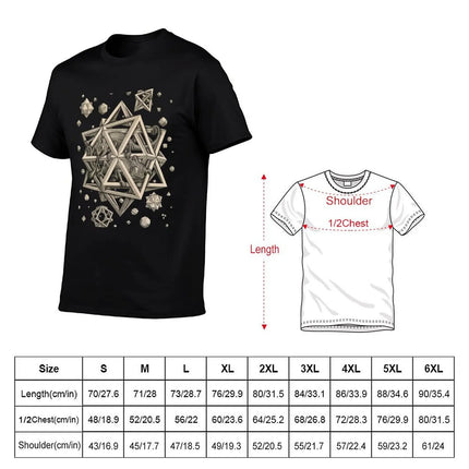 Escher - Stars T-Shirt anime luxury designer Personalized t-shirt blue lock mens cotton t shirts