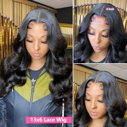 HD Transparent 13x4 13x6 Body Wave Lace Front Wig Pre Plucked 360 Lace Frontal Wig Human Hair Wigs For Women 5x5 Wig 200 Density