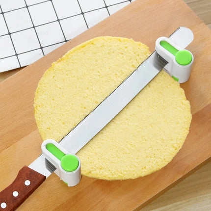 10/14 Inch Stainless Steel Serrated Bread Knife, Fine-Tooth Long Cake Cutter for Baguette Loaf Slicing Kitchen Baking Tools