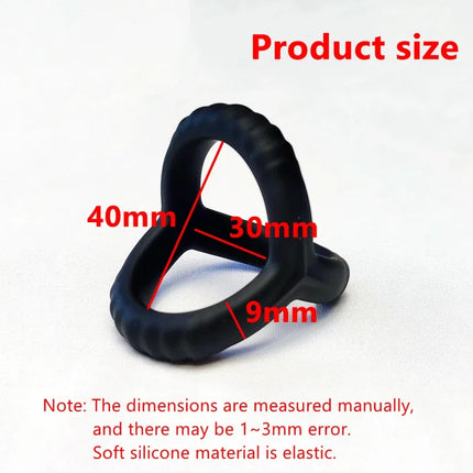 Penis Ring Reusable Silicone Semen Cock Ring Penis Enlargement Delayed Ejaculation Sex Toys For Men