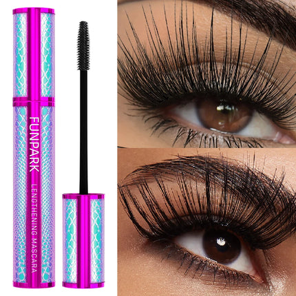 5D Black Thick Eye Mascara Lengthened Waterproof Sweat Proof Silk Mascara with Big Eyes Korean Makeup Curling Eyelash Gifts