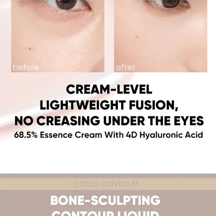 Judydoll Liquid Contouring Highlighter Facial Contour High Gloss Grey Brown Matte Nose Shadow Cream Brighten Face Bronzer Makeup