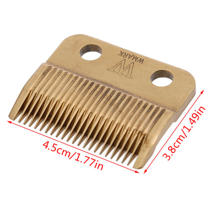 Movable Replacement Blade Professional Hair Clipper Blade Carton Steel Accessories Golden For Choice Golden Screws Hair Trimmer