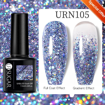 UR SUGAR 7.5ml Dark Wine Red Nail Gel Polish Autumn Gel Paint Nail Art Semi Permanent Nail Art Manicure Soak Off LED UV Nail Gel
