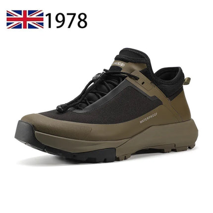 Men's Breathable Lightweight Waterproof Mesh Sneakers Casual Outdoor Running Athletic Jogging Walking Shoes
