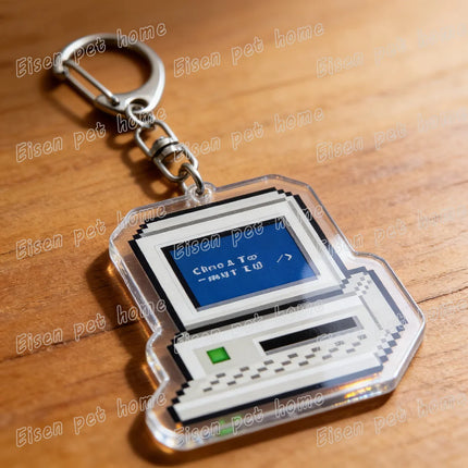 Funny XP 98 Window 10 Computer Keychains for Accessories Bag Charm Programmer Keyrings Jewelry Friends Birthday Gifts
