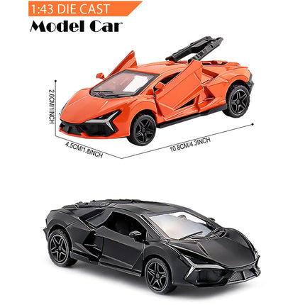 1:43 Scale 4 Inch Die Cast Model Race Car Toy with Pullback Action Alloy Model Car for Collection and Ornament Birthday Gift Boy