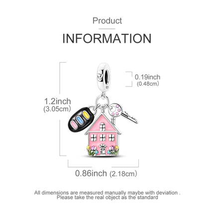 2026 Romantic Pink Color Charms Bead 925 Sterling Silver CZ Zircon Love Heart Pendants Fit Original Bracelet DIY Jewelry Gift