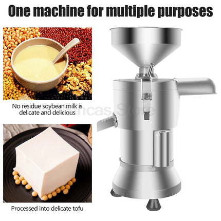 Tofu Processing Machinery Latest Version Soy Milk Pulp Residue Separation Machine Commercial Soybean Milk Maker Soybean Grinder