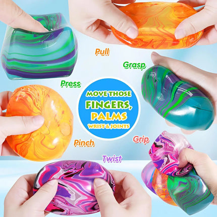 Needoh Snowflake Ice Cube Malt Sugar Squishy Blind Box Stress Relief Slow Rebound Anti-Anxiety Squeeze Toy Puzzle Hands-On Toys