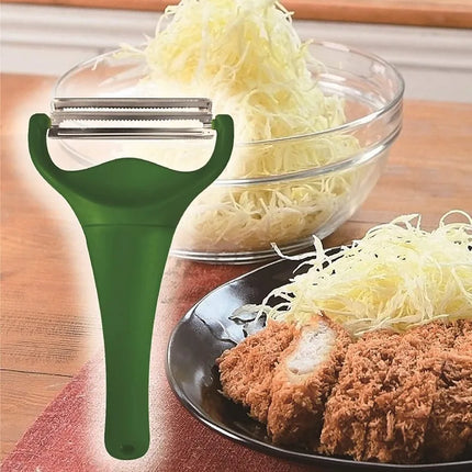 Multi-function Stainless Steel Vegetable Slicer, Cabbage Shredder & Potato Peeler for Kitchen