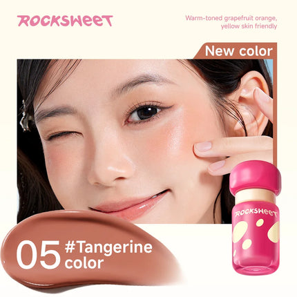 Rock Sweet Liquid blusher Rouge Vitality Pink Blush Brightening Plumping Color for the Face Hot Selling Beauty Product