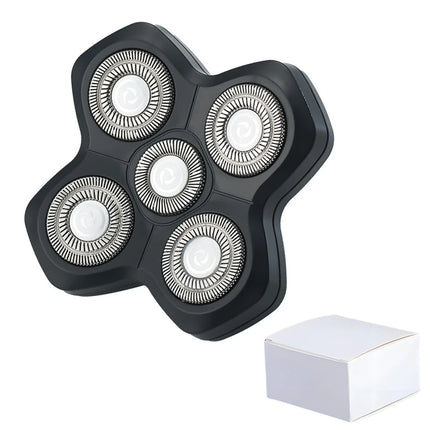 5D 7D 9D Magnetic Adsorption Replaceable Bald Electric Shaver Head With Double Knife Net Common Interface Spare Razor Blade Head