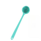 Green shower brush